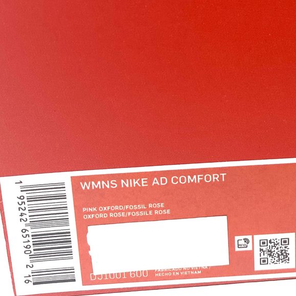 NIKE WOMEN Size 9.5 DJ1001 600 AD Comfort Pink Oxford Fossile Rose Shoe Sneakers - Picture 9 of 10